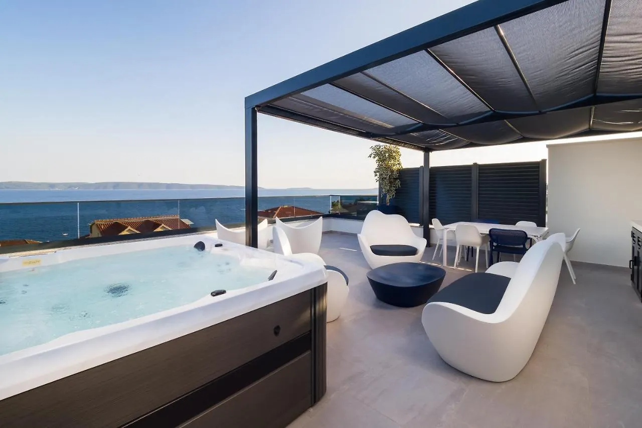 Luxury Apartment- Balcony- Private Rooftop And Jacuzzi- Common Pool Trogir 0*,